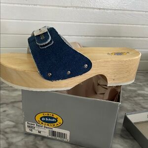 Dr. Scholl's Denim Sandals 10